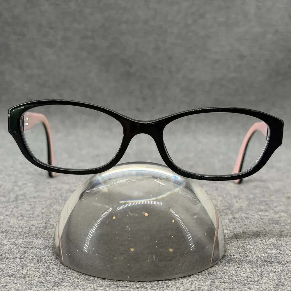 Coach Cecilia HC6002 5053 Black Pink Oval Eyeglasses Frame Women’s 49-16-135